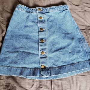 American Apparel Jean Skirt